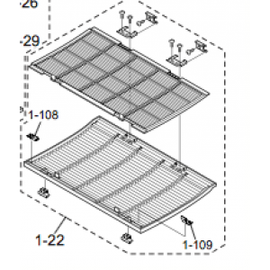 Compleet filterluikpakket (1st) voor 12 HRN