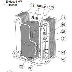 105. Refrigerator compartment 12kW (10) F-xx10 / 15