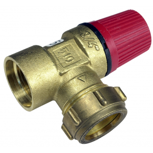 Safety valve, boiler 2.5 bar ¾" 0209-