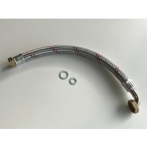 Flexible hose 3/4" with 90 degree bend length = 480mm
