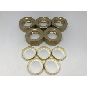 5pcs Nut and Compression Ring Conex 28