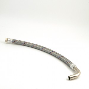 028C. Flexible hose 3/4 90 degree bend Length = 640 mm