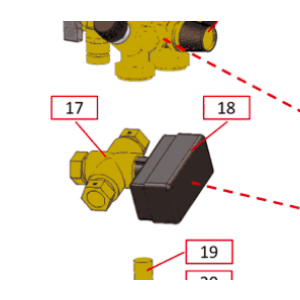 017B. Reversing valve for IVT 840/860 / CE 50/65