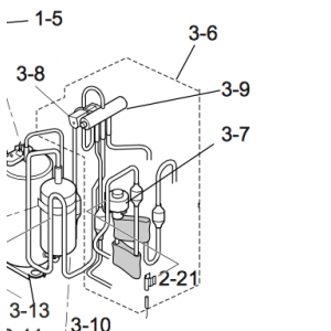 4-way valve to outdoor unit Nordic Inverter JHR-N