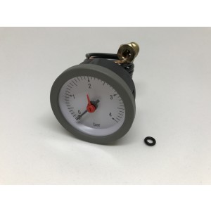 042. Pressure gauge, boiler 0-4bar Grey