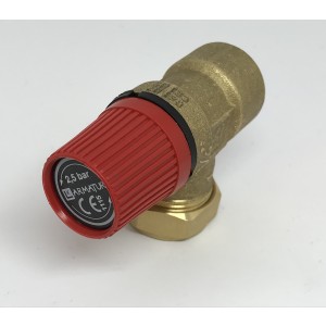 Safety valve 2,5 bar (CE)