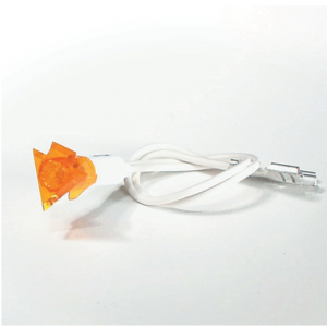 Indikatorlampe, pil, oransje med kabel til EK 130