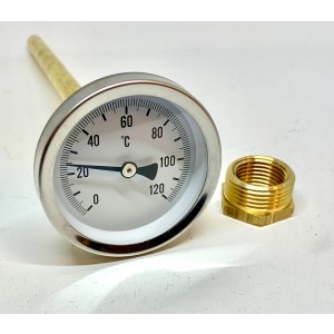 Termometer 0-120 ° C 3/4 "CTC