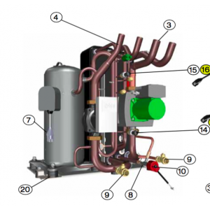 Kabelkompressor 4G2,5 L = 230