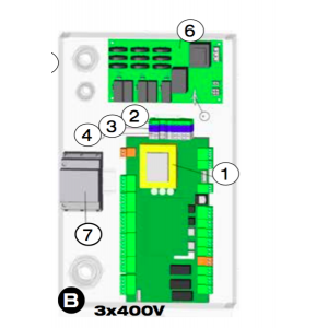 Circuit imprimé Relais Eh 406 3X400V