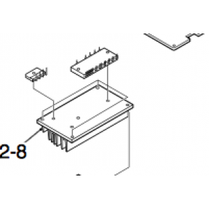 Bride de refroidissement pour circuit imprimé sur lunité extérieure Nordic Inverter DR-N